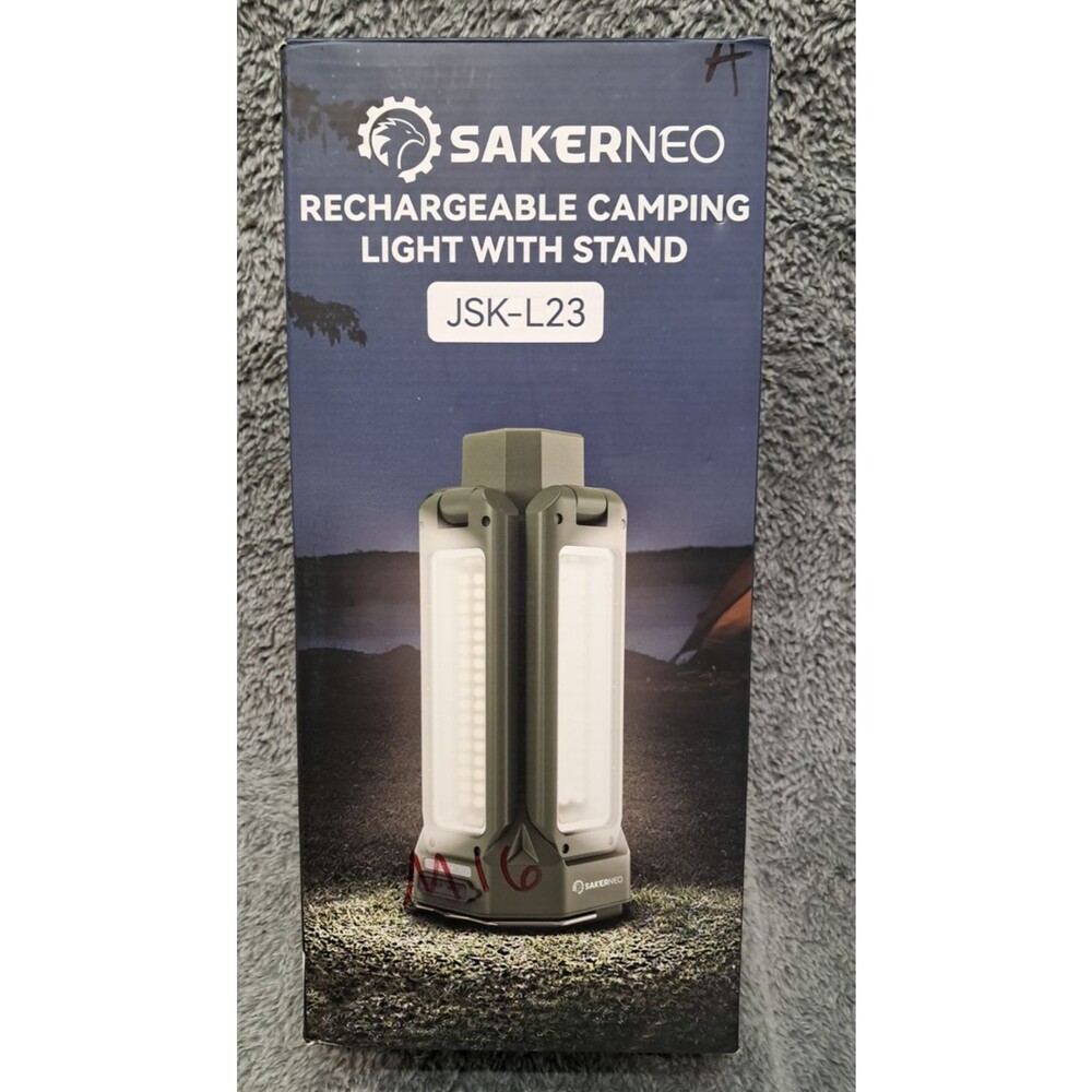 Rechargeable Camping Light with Stand Cordless Work Light with Heads Power Bank - Picture 10 of 16